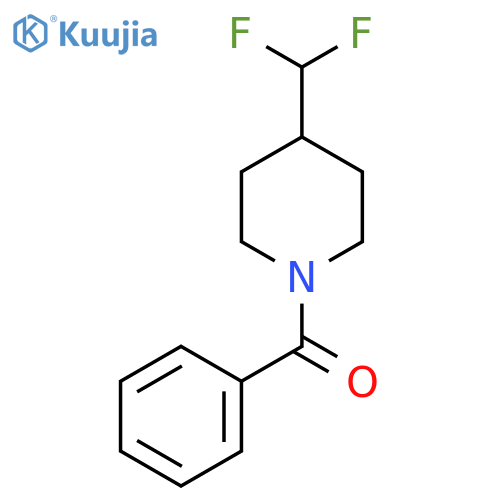 1-Benzoyl-4-(difluoromethyl)piperidine structure