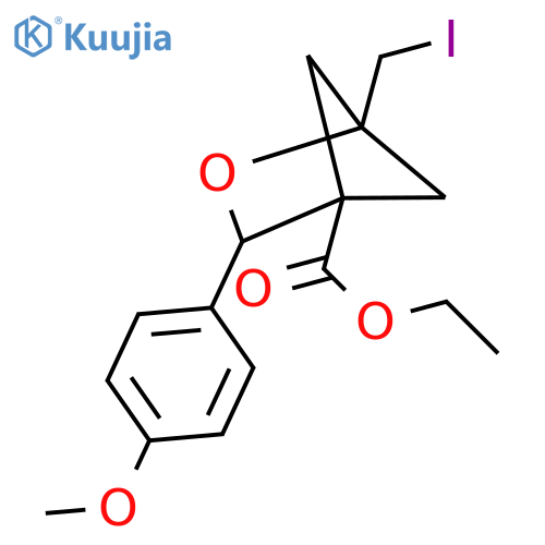 ethyl 1-(iodomethyl)-3-(4-methoxyphenyl)-2-oxabicyclo2.1.1hexane-4-carboxylate structure
