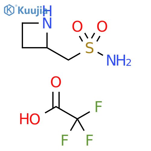 (azetidin-2-yl)methanesulfonamide, trifluoroacetic acid structure