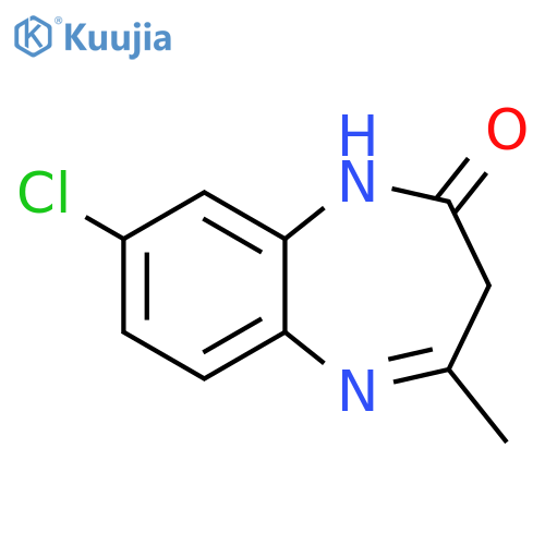 2H-1,5-Benzodiazepin-2-one, 8-chloro-1,3-dihydro-4-methyl- structure