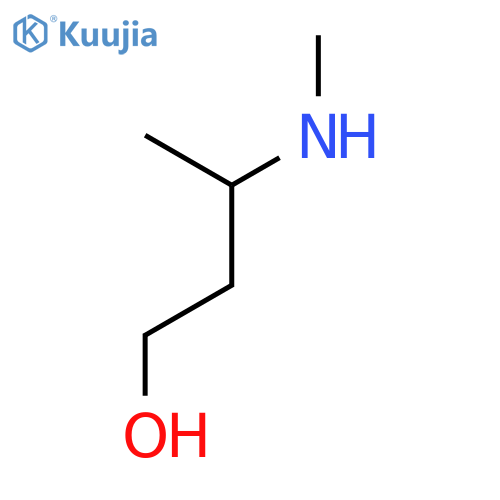 3-(Methylamino)butan-1-ol structure