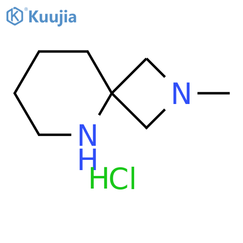 2-methyl-2,5-diazaspiro[3.5]nonane;dihydrochloride structure