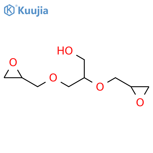 1,3-bis(oxiran-2-ylmethoxy)propan-2-ol structure