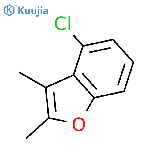 Benzofuran,4-chloro-2,3-dimethyl- structure