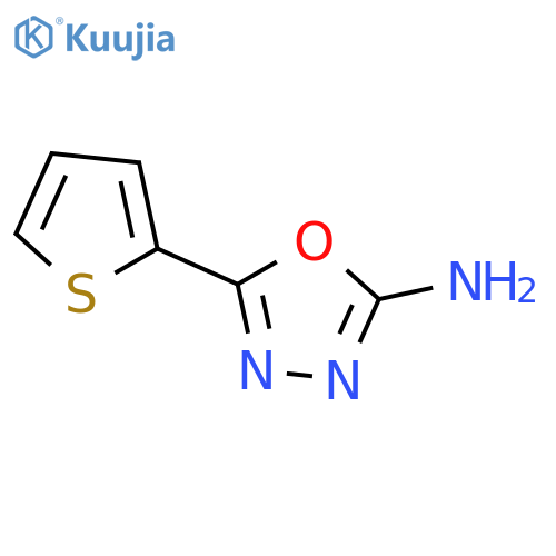 5-(Thiophen-2-yl)-1,3,4-oxadiazol-2-amine structure