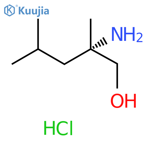 (S)-2-Amino-2,4-dimethylpentan-1-ol hydrochloride structure