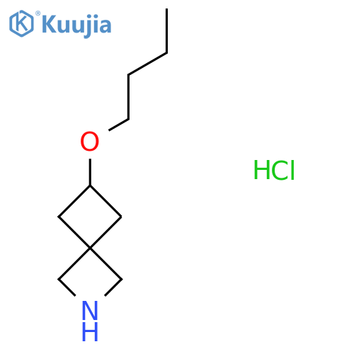 6-Butoxy-2-azaspiro[3.3]heptane hydrochloride structure