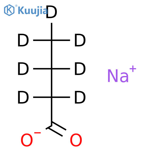 Sodium Butyrate-d7 structure