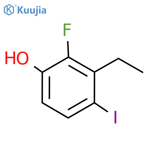 Phenol, 3-ethyl-2-fluoro-4-iodo- structure