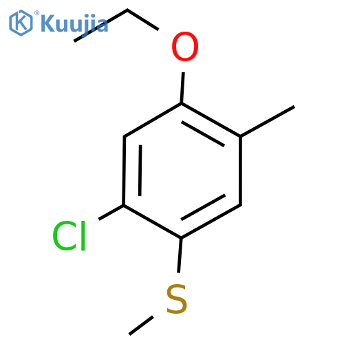(2-Chloro-4-ethoxy-5-methylphenyl)(methyl)sulfane structure