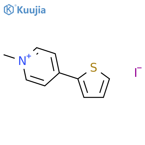 Pyridinium,1-methyl-4-(2-thienyl)-, iodide (1:1) structure