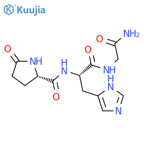 pGlu-His-Gly amide trifluoro acetatesalt structure