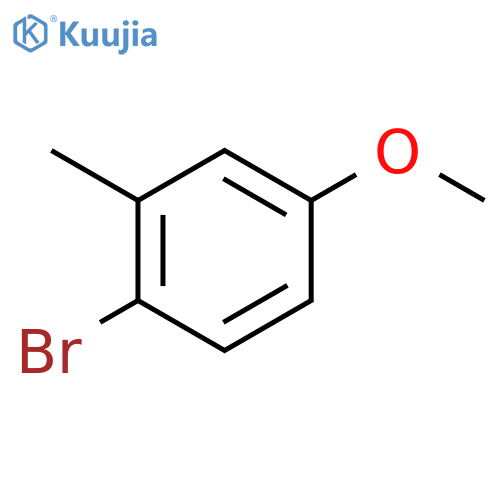 2-Bromo-5-methoxytoluene structure