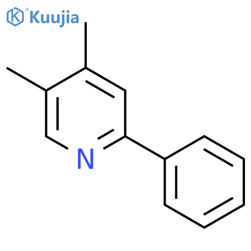 Pyridine,4,5-dimethyl-2-phenyl- structure