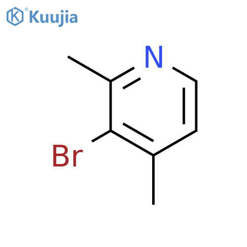3-Bromo-2,4-dimethylpyridine structure