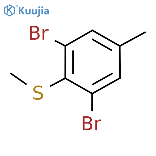 (2,6-Dibromo-4-methylphenyl)(methyl)sulfane structure