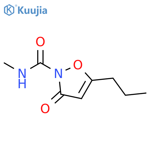 2(3H)-Isoxazolecarboxamide, N-methyl-3-oxo-5-propyl- structure