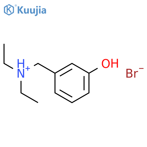 Benzenaminium,N,N-diethyl-3-hydroxy-N-methyl-, bromide (1:1) structure