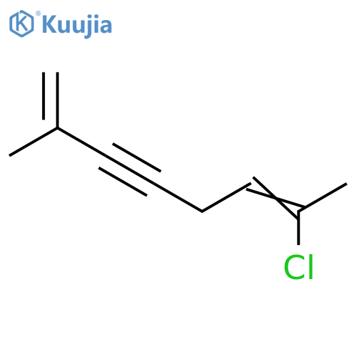1,6-Octadien-3-yne, 7-chloro-2-methyl- structure