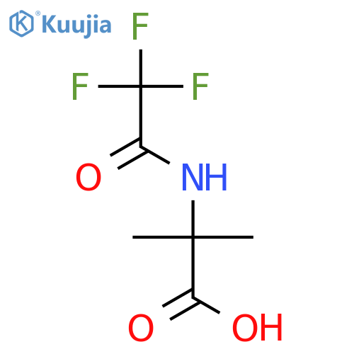 2-methyl-2-(trifluoroacetamido)propanoic Acid structure