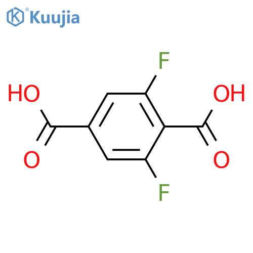 2,6-difluorobenzene-1,4-dicarboxylic acid structure