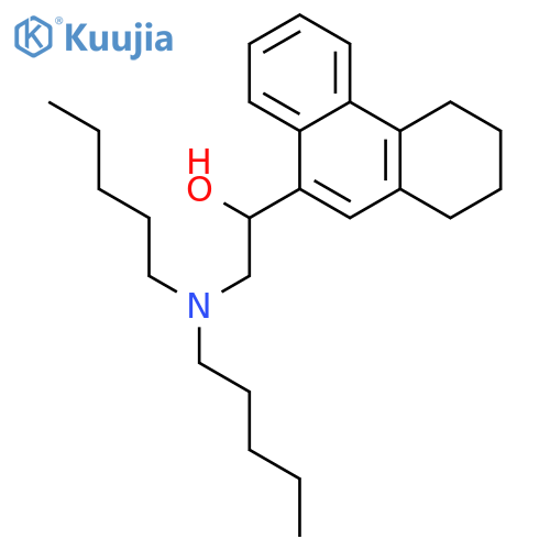 9-Phenanthrenemethanol,a-[(dipentylamino)methyl]-1,2,3,4-tetrahydro- structure
