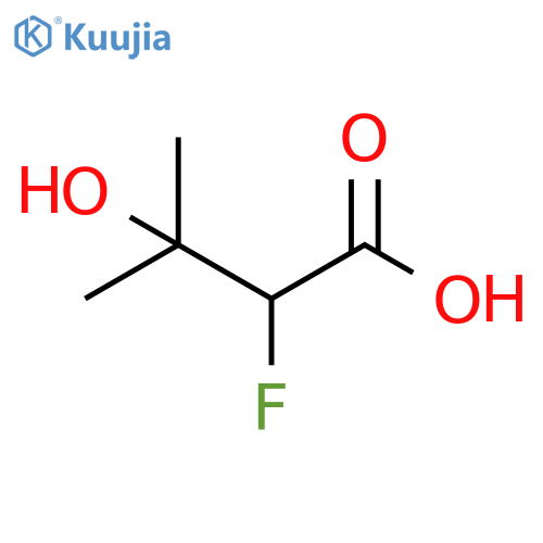 2-fluoro-3-hydroxy-3-methylbutanoic acid structure
