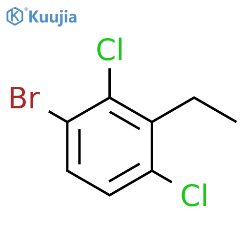 1-bromo-2,4-dichloro-3-ethylbenzene structure