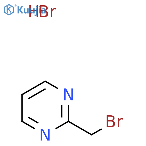 2-(Bromomethyl)pyrimidine hydrobromide structure