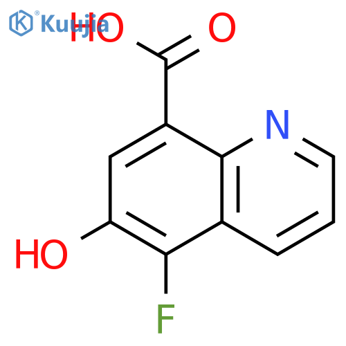 5-Fluoro-6-hydroxyquinoline-8-carboxylic acid structure
