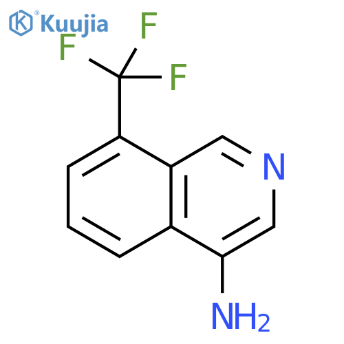 8-(Trifluoromethyl)isoquinolin-4-amine structure