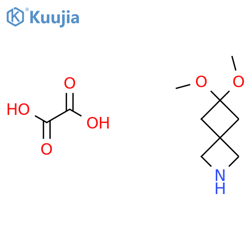 6,6-Dimethoxy-2-azaspiro[3.3]heptane oxalate structure