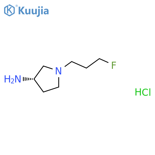 3-Pyrrolidinamine, 1-(3-fluoropropyl)-, hydrochloride (1:2), (3S)- structure