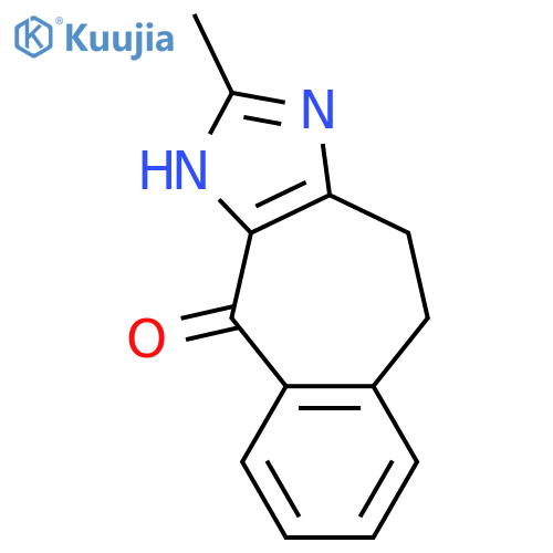 9,10-dihydro-2-methyl-Benzo[4,5]cyclohept[1,2-d]imidazol-4(3H)-one structure