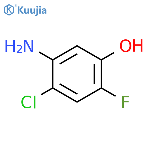 Phenol,5-amino-4-chloro-2-fluoro- structure