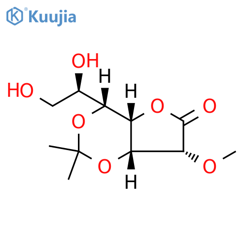 2-O-Methyl-3,5-O-(1-Methylethylidene)-α-D-glucoheptonic γ-lactone structure