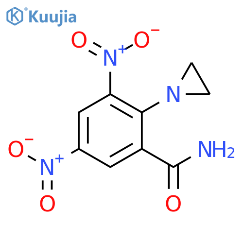Benzamide, 2-(1-aziridinyl)-3,5-dinitro- structure