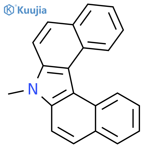 7H-Dibenzo[c,g]carbazole,7-methyl- structure