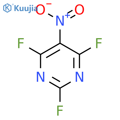 Pyrimidine, 2,4,6-trifluoro-5-nitro- structure