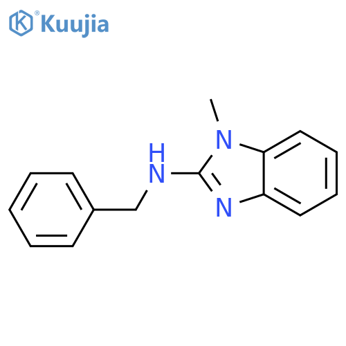 N-benzyl-1-methyl-1H-1,3-benzodiazol-2-amine structure