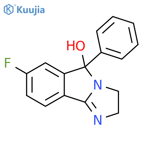 3H-Imidazo[2,1-a]isoindol-5-ol,7-fluoro-2,5-dihydro-5-phenyl- structure