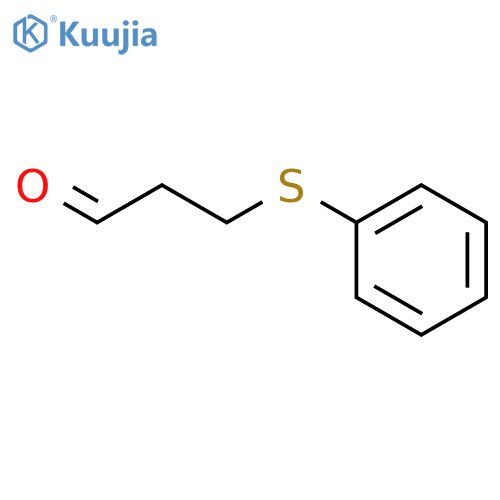 Propanal, 3-(phenylthio)- structure
