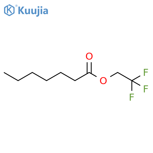 heptanoic acid, 2,2,2-trifluoroethyl ester structure