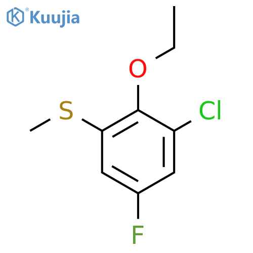 (3-Chloro-2-ethoxy-5-fluorophenyl)(methyl)sulfane structure