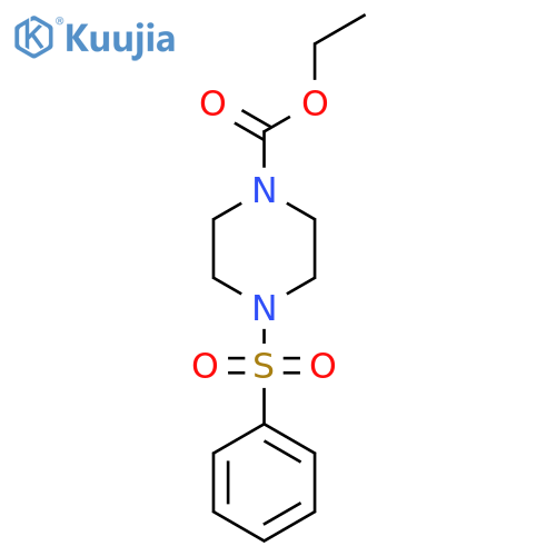 ethyl 4-(benzenesulfonyl)piperazine-1-carboxylate structure