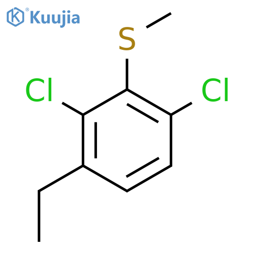 (2,6-Dichloro-3-ethylphenyl)(methyl)sulfane structure