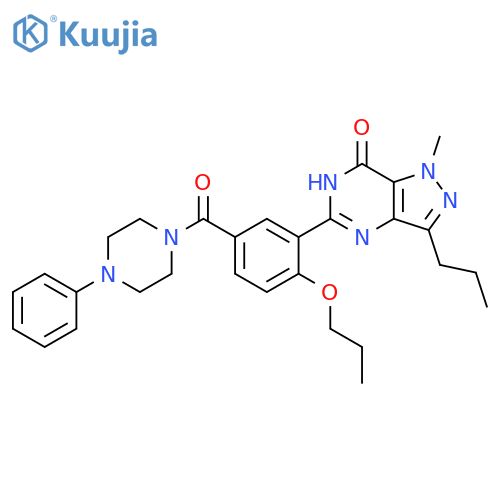 Phenyl 3-Desethyl 3-Propyl Carbodenafil structure