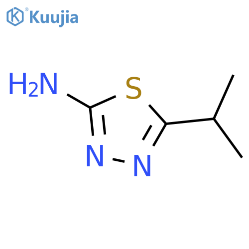 5-Isopropyl-1,3,4-thiadiazol-2-amine structure