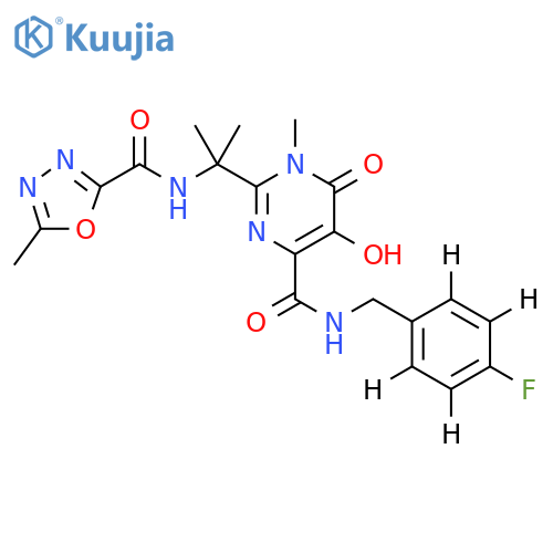 Raltegravir-d4 structure