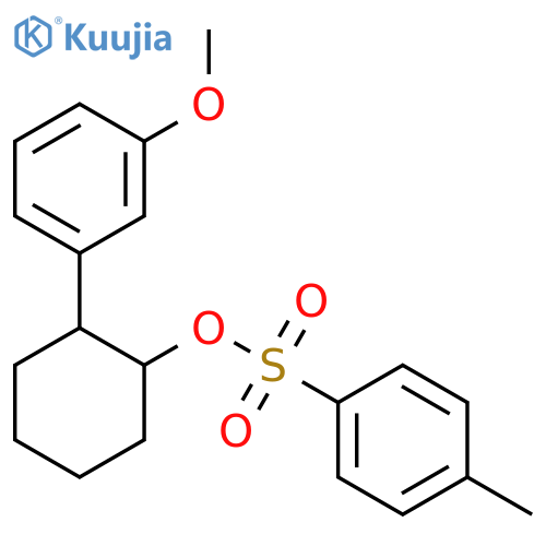Cyclohexanol,2-(m-methoxyphenyl)-, p-toluenesulfonate, trans- (8CI) structure